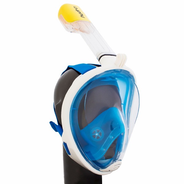 MASCARA FULL FACE SILICONA CON SNORKEL FRONTAL – Pro Pesca