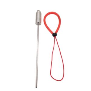 Vara señaladora de acero inoxidable con sonajero para instructores SCUBA