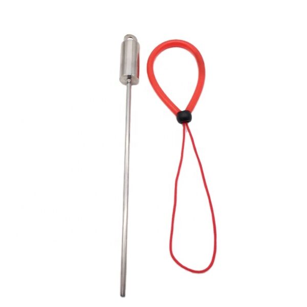 Vara señaladora de acero inoxidable con sonajero para instructores SCUBA