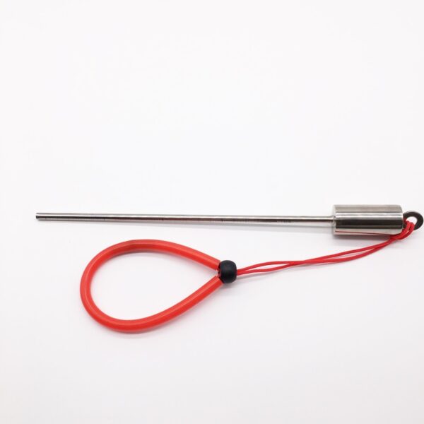 Vara señaladora de acero inoxidable con sonajero para instructores SCUBA - Imagen 2