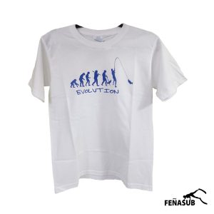 Polera Evolution Pescador blanca
