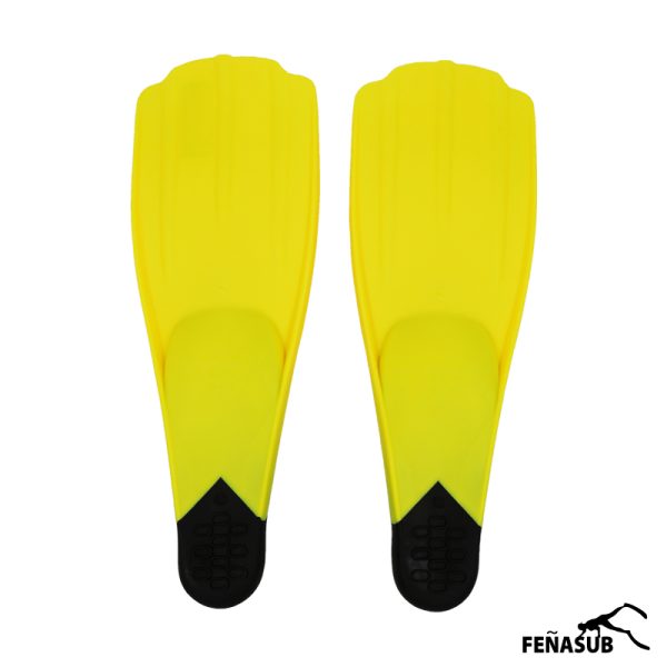 Aleta Snorkeling Feñasub Amarilla - Imagen 2