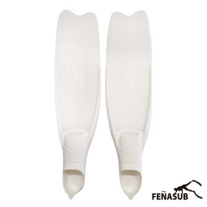 Aletas Feñasub Larga Blanca Transparente