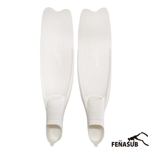 Aletas Feñasub Larga Blanca Transparente
