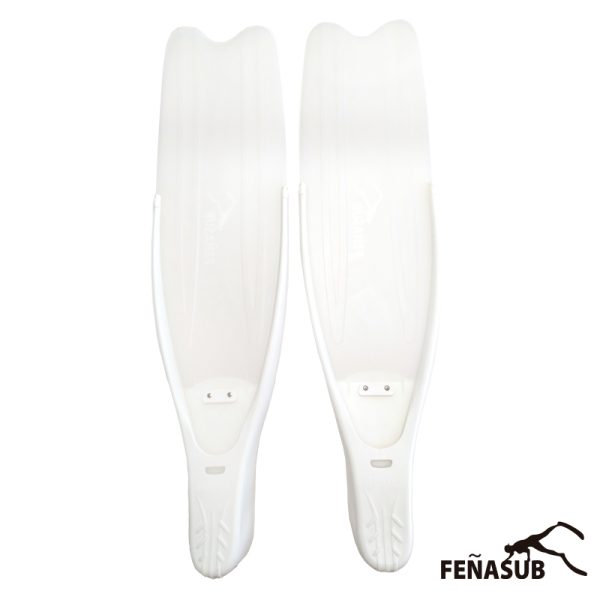 Aletas Feñasub Larga Blanca Transparente - Imagen 2
