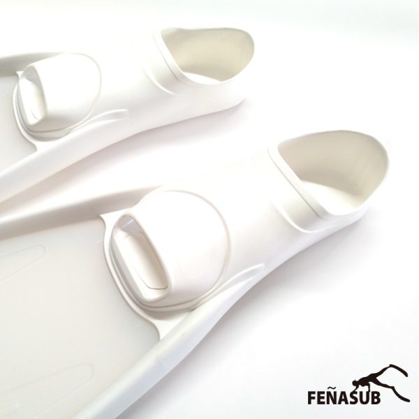 Aletas Feñasub Larga Blanca Transparente - Imagen 4